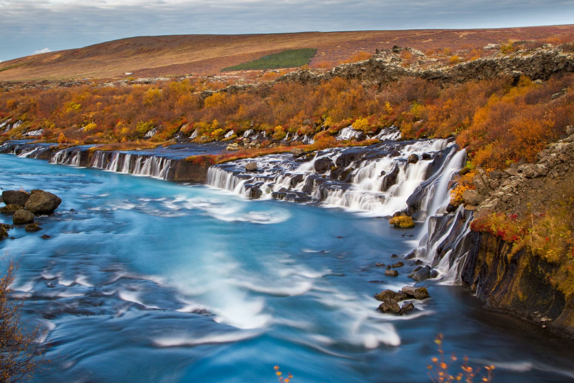 Groundwater seeps in Iceland